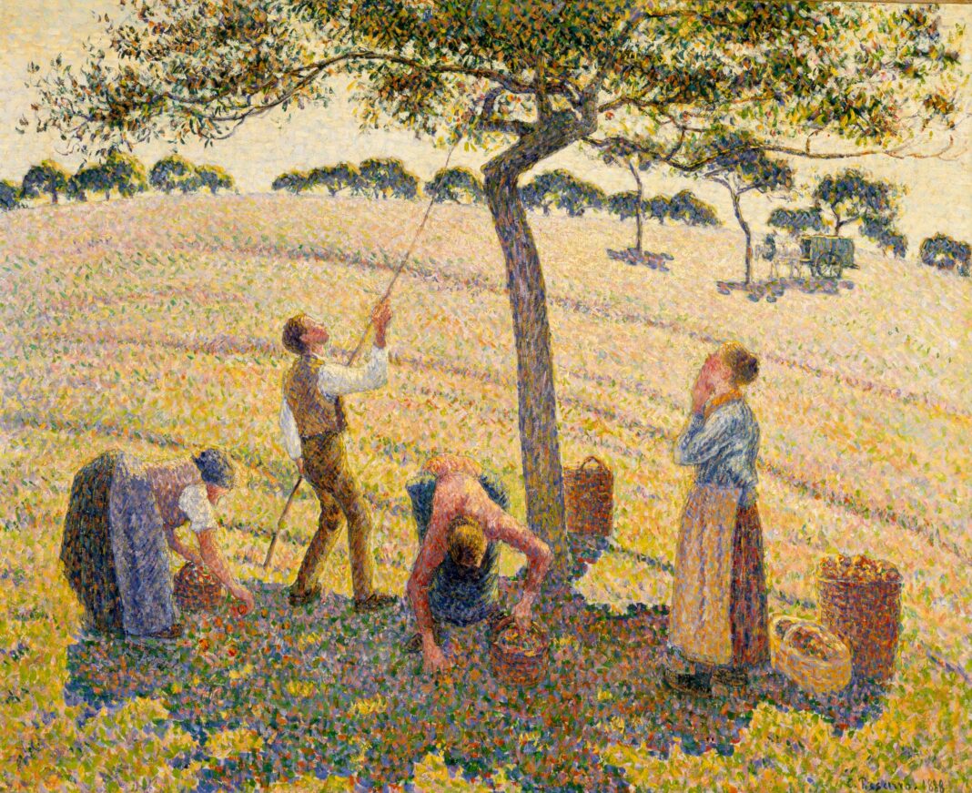 Camille Pissarro; Cueillette de pommes; 1887-1888