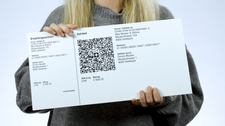 Bald nur noch QR-Einzahlungsscheine