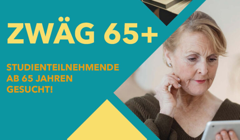 Studienteilnehmende ab 65 gesucht